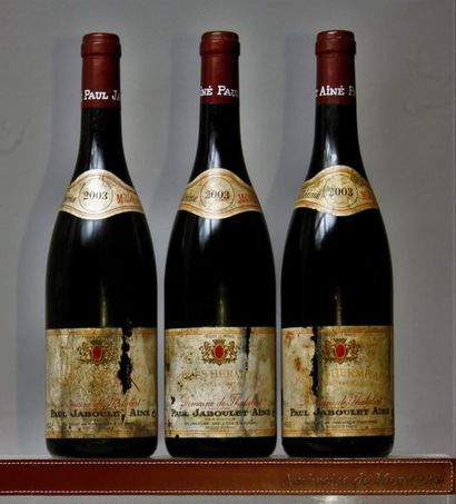 Crozes Hermitage "THALABERT" - JABOULET millésimes 2003 3 bouteilles