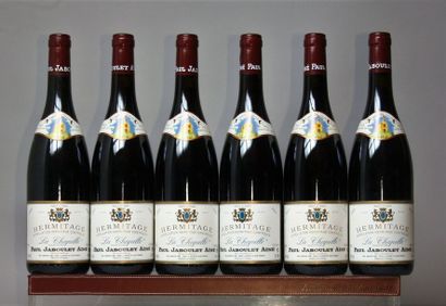 HERMITAGE LA CHAPELLE - JABOULET 2003 6 bouteilles Caisse bois.