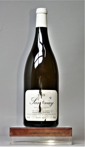 SANTENAY Blanc - Domaine NOUVEAU 1999 1 Magnum - Etiquette déchirée.