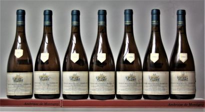 "PULIGNY-MONTRACHET 1er cru ""Folatieres"" - Château de PULIGNY 1993 7 bouteilles...