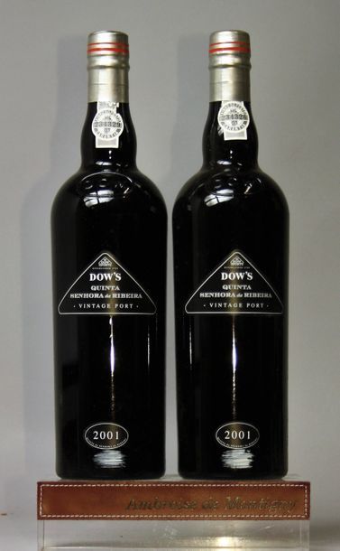 PORTO DOW'S "QUINTA DA RIBEIRA" VINTAGE 2001 2 bouteilles