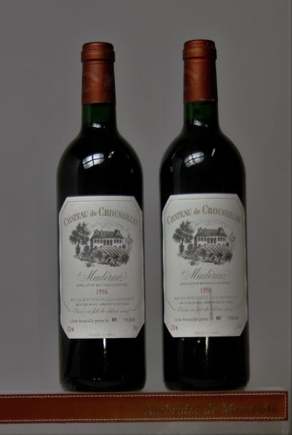 MADIRAN CHÂTEAU DE CROUSEILLES 1996 2 bouteilles
