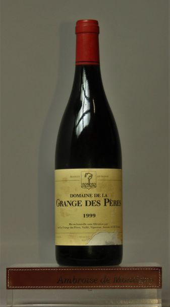 LA GRANGE DES PÈRES - IGP HERAULT 1999 1 bouteille - Etiquette tachée et abimée.