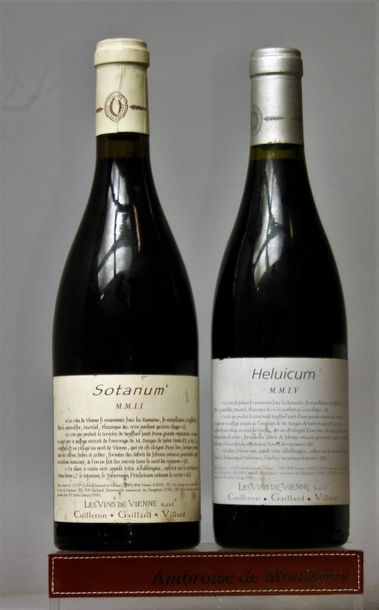 LES VINS DE VIENNE - Cuilleron, Gaillard, Villard 1 bouteille de SOTANUM 2002 et...