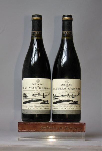 MAS DAUMAS GASSAC 1 bouteille de Blanc 2003 et 2 rouges 2006 3 bouteilles - Etiquettes...