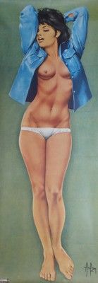 ASLAN (1930-2014) MIREILLE Imp.Lalande, Wissous - Postershop n° 21 - 158 x 58 cm...