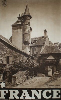 AUCLAIR (photo) COLLONGES (Corrèze) S.F.I.P.E, Paris -Printed in France - 100 x 63...