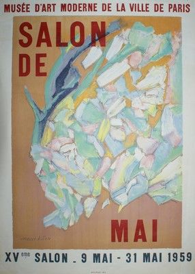 VILLON Jacques (1875-1963) (3 affiches) PAYSAGES DE FRANCE (1958) - SALON DE MAI...