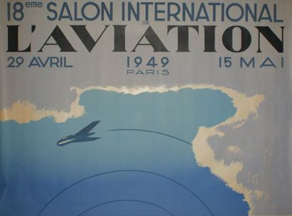 COLIN PAUL (1892-1985) GRAND-PALAIS.18ème SALON INTERNATIONAL DE L’AVIATION.Avril-Mai...