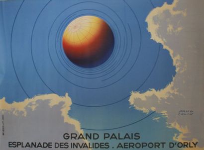COLIN PAUL (1892-1985) GRAND-PALAIS.18ème SALON INTERNATIONAL DE L’AVIATION.Avril-Mai...