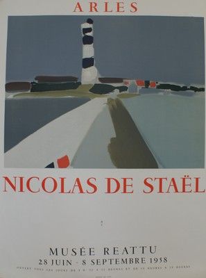 DE STAËL Nicolas (1914-1955) MUSÉE Réattu.”ARLES”. Juin-Septembre 1958 IImp.Mourlot,...