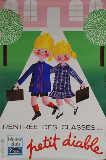 GAUTHIER Alain (né en 1931) (3 affiches) RIVOIRE & CARRET.”Deux grands produits TOMATA-MACARONI”...