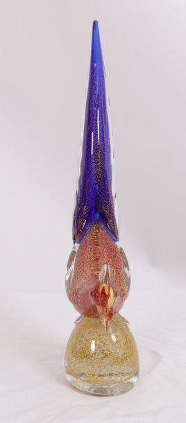 null SUJET "FAISAN" EN VERRE SOUFFLE DE COULEURS DE MURANO

Reposant sur une base...