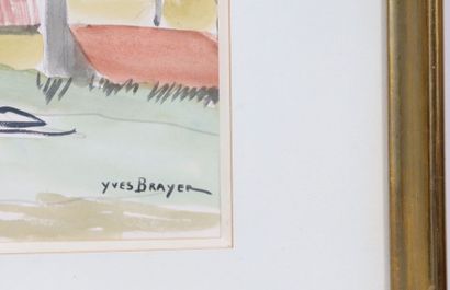 null AQUARELLE "LE VILLAGE DES BEAUX " DE YVES BRAYER (1907-1990)

Crayon et aquarelle...