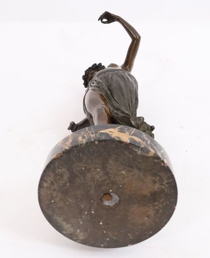 null BRONZE "LA DANSEUSE" DE EDWARD ONSLOW-FORD (1852-1901)

En bronze à double pâtine,...