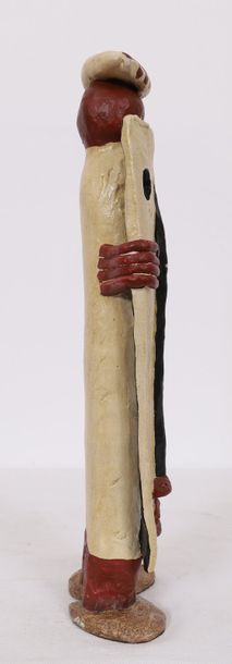 null BRONZE "HOMME-JOURNAL" DE JEAN LAMBERT-RUCKI (1888-1967)

Bronze à polychromé,...