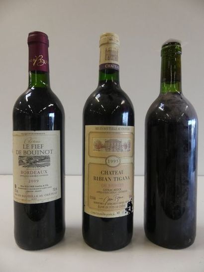 null 1 lot de 3 bouteilles : 1 Listrac Médoc Château Bibian Tigana Cru Bourgeois...