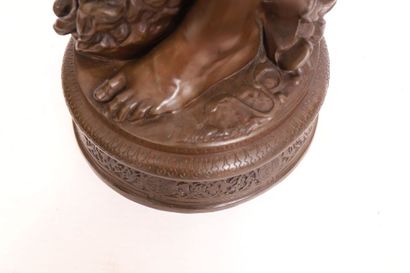 null IMPORTANT ET RARE BRONZE "DAVID VAINQUEUR" DE Antonin MERCIÉ (1845-1916)

Bronze...