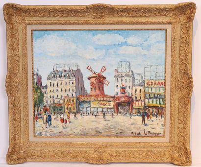 null TABLEAU ECOLE FRANCAISE DU XXeme SIECLE DE Robert LE BERGER (1905-1972)
"Montmartre,...
