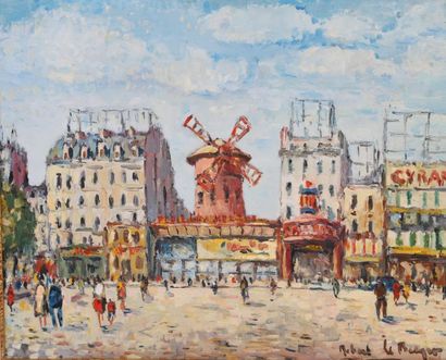 null TABLEAU ECOLE FRANCAISE DU XXeme SIECLE DE Robert LE BERGER (1905-1972)
"Montmartre,...