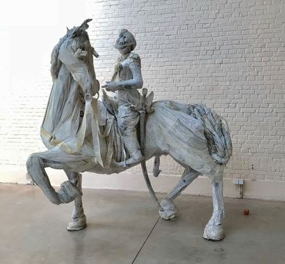 null EXCEPTIONNELLE SCULPTURE MONUMENTALE "HANGOVER MAN" 2012 DE SIDDHARTA KARARWAL

Sculpture...