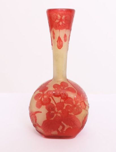 null SMALL VASE SOLIFLORE "WITH RED FLOWERS" OF GALLE

Decorated with red flowers...