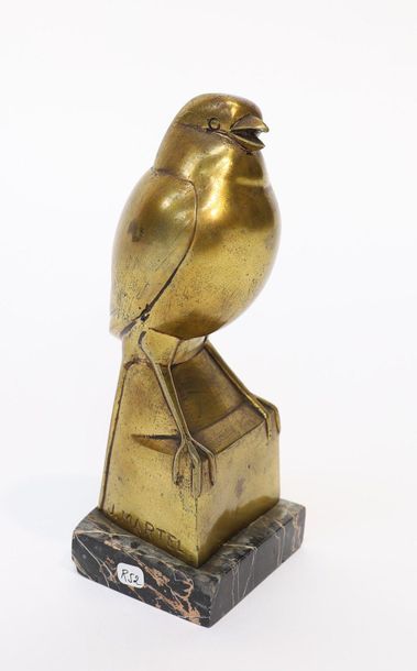 null BRONZE "OISEAU" DE Joël MARTEL (1896-1966)

Joli sujet animalier en bronze doré...