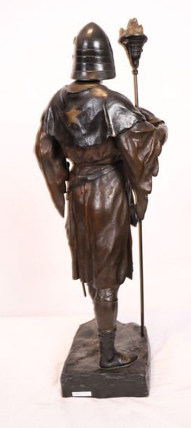 null BRONZE "LE BALADEUR OU CHEVALIER DE L'ETOILE" DE Emile Louis PICAULT (1833-1915)

Sculpture...