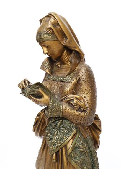 null BEAU BRONZE"LA LISEUSE" DE Albert-Ernest CARRIER-BELLEUSE (1824-1887)

Sujet...