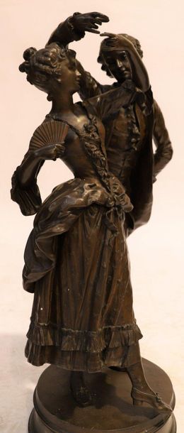 null BRONZE "LA DANSE" D'Henri Honoré PLÉ (1853-1922)

Joli bronze représentant un...
