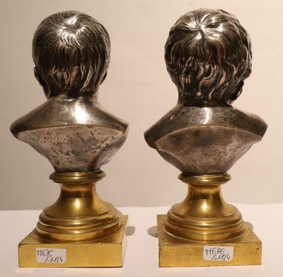 null BUST SCULPTURES OF "JEAN QUI RIT" AND "JEAN QUI PLEURE" AFTER HOUDON

Beautiful...