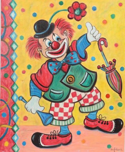 null PAINTING "CLOWN WITH GREEN VEST" BY MR DUFRENE

Oil on canvas, signed.

20th...