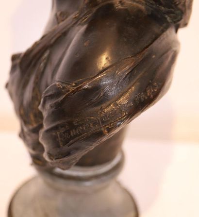 null BRONZE "BUSTE DE DIANE CHASSERESSE" DE Fernand CIAN (c.1886-1954)

En bronze...