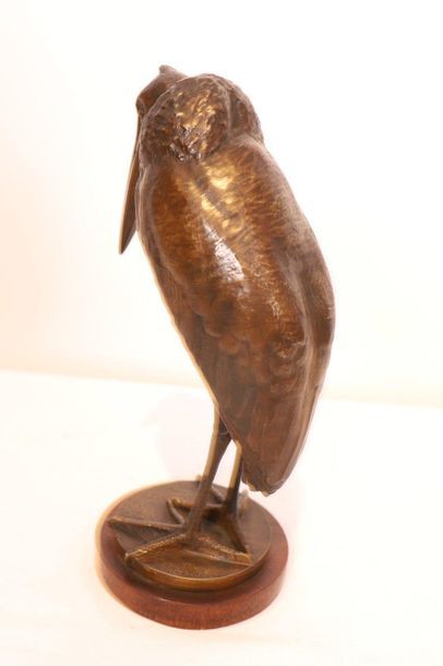 null BRONZE ANIMALIER ART DECO "MARABOUT" DE Albert CHEURET (1884-1966)

En bronze...
