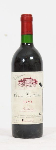 null 1 Bte "CHÂTEAU VRAI CAILLOU" Bordeaux 1993

Niveau base goulot