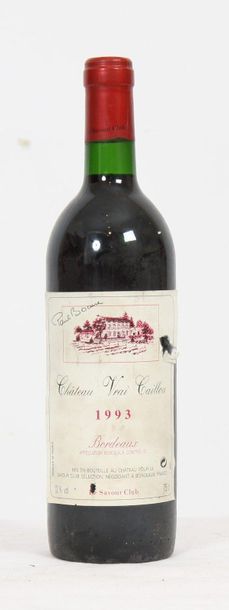 null 1 Box "CHÂTEAU VRAI CAILLOU" Bordeaux 1993

Neck base level