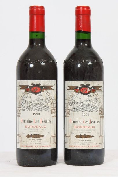 null 2 Btes "DOMAINE LES JESUITES" Bordeaux 1990

Good levels