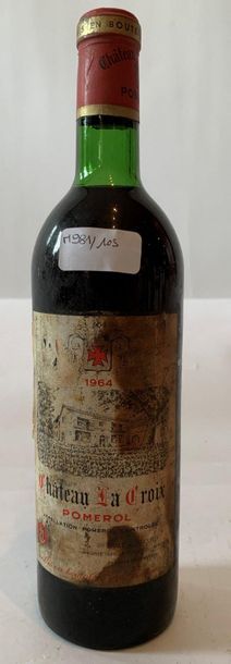 null 1 BTE CHÂTEAU LA CROIX - Pomerol - 1964

Niveau haut épaule