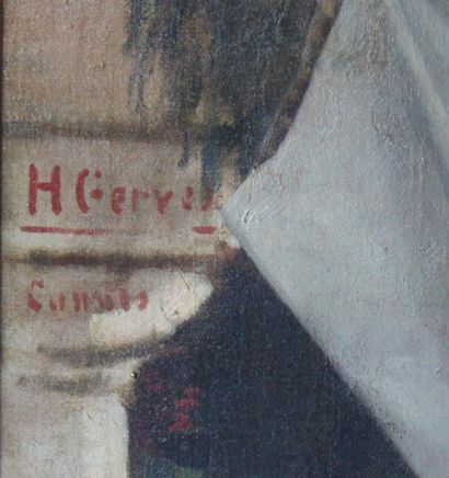 Henri GERVEX (1852-1929) Portrait de Marie-Clothilde de Faret Legrand, Comtesse de...
