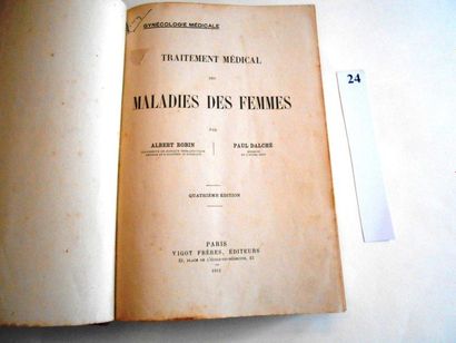 null MEDICAL TREATMENT OF WOMEN'S DISEASES by Doctors Robin and Dalché. Paris 1912,...