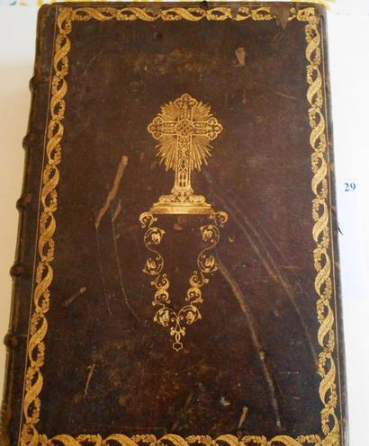 null OISE - MISSEL BELLOVACENSE. 1756. Volume in-folio, relié pleine basane,

Epoque...