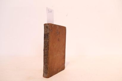 null L'ABBE LAUGIER, MANIERE DE BIEN JUGER DES OUVRAGES DE PEINTURE, Paris, 1771.

Volume...