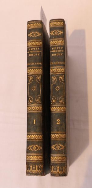 null M. PETIT TRAITE COMPLET DU DROIT DE CHASSE PARIS 1838

2 volumes reliés in 8°....