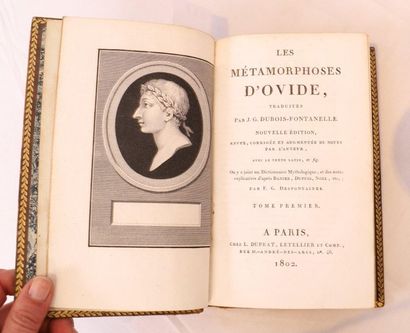 null J.G. DUBOIS-FONTANELLE, Traducteur, LES METAMORPHOSES D’OVIDE, PARIS 1802.

4...