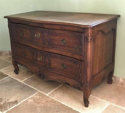 null GALBEE FACADE COMMODITY - In moulded walnut - Opening by two drawers South West...