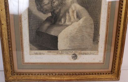 null TRES BELLE GRAVURE "BUSTE D'HIPPOCRATES" DE PAULUS PONTIUS (1603-1658)

Gravure...