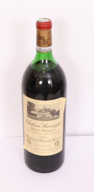 null 1 MAGNUM "CHÂTEAU BARREYRES" HAUT MEDOC 1970

Slightly low level