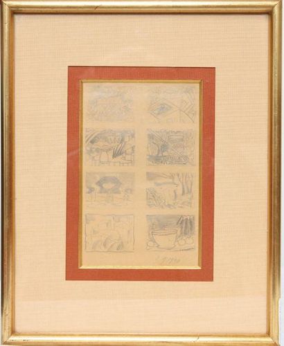 null DESSIN "ENSEMBLE DE 8 COMPOSITIONS" 1940 DE EUGENE GABRITSCHEVSKY (1893-1979)

Dessin...