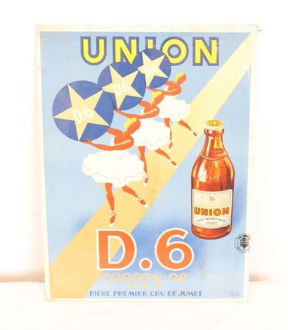 null ADVERTISING CARDBOARD "UNION D.6 GOLD CORD" BY A. CHAVEPEYER

Varnished carton...