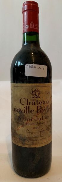 null 3 BTES "CHÂTEAU LEOVILLE POYEFORRE" - SAINT JULIEN - 1992

Low level neck